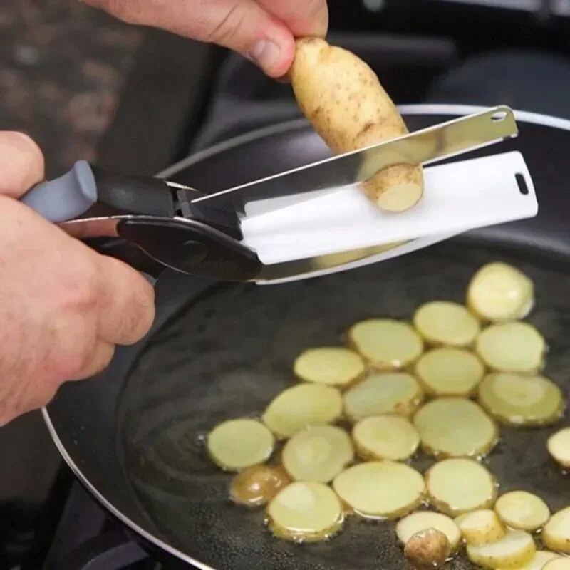 Veggie-Pro 2 in 1 Food Chopping Scissors